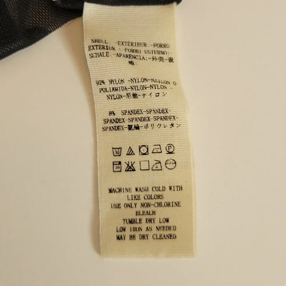 Free People Shirred Bodice Midriff Crop Top Short Sleeve Blk, Beige Size S - Picture 11 of 12